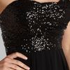 Tfnc Sweetheart Sequin Top Dress in Black - Lyst