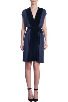 Thomas Maier Cap Sleeve Vneck Dress - Lyst