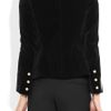Balmain Velvet and Satin Blazer in Black - Lyst