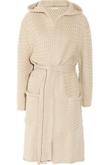 Burberry Brit Hooded Waffle Knit Cashmere Robe - Lyst