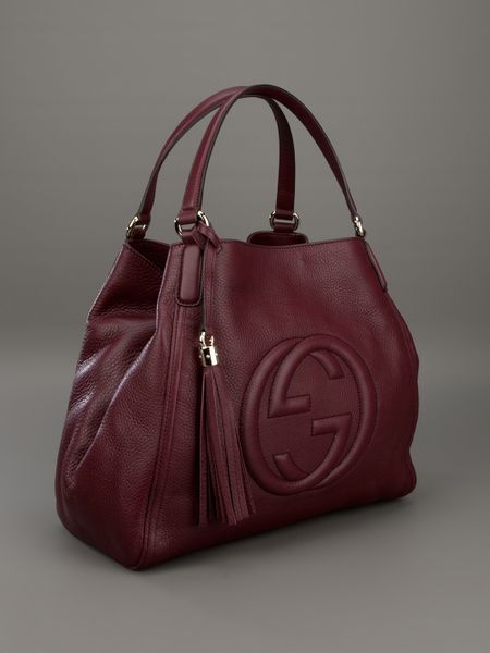 Gucci Borsa Soho Bag in Red | Lyst