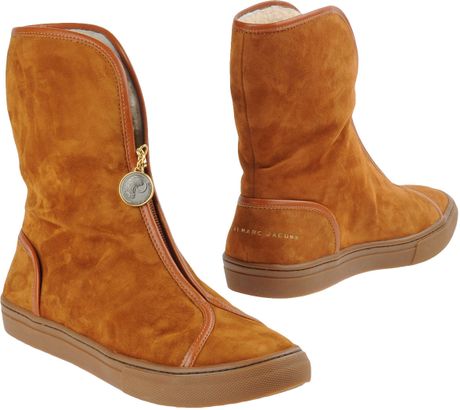 Marc By Marc Jacobs Ankle Boots in Brown (black) - Lyst