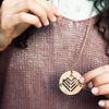 Metalepsis Projects Monolith Pendant Necklace in Gold (bronze) - Lyst