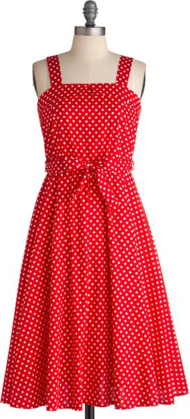 Modcloth Its Got Moxie Dress in Red (cherry) - Lyst