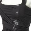 Pierre Balmain Ruched Square Neck Black in Black - Lyst