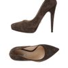 Prada Platform Pumps in Brown - Lyst