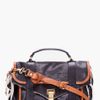 Proenza Schouler Ps1 Medium Shearling Satchel in Orange (black) - Lyst