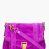 Proenza Schouler Ps1 Purple Suede Pouch Bag in Purple - Lyst