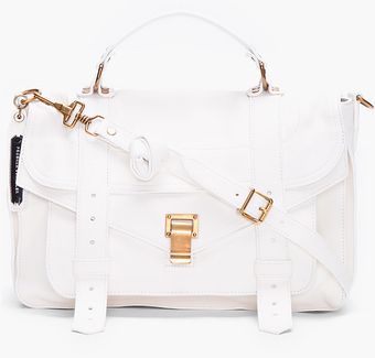 Proenza Schouler Ps1 Medium White Satchel - Lyst