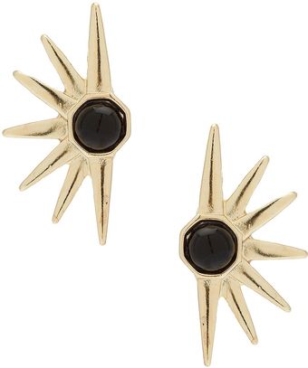 Topshop Half Sun Stud Earrings - Lyst