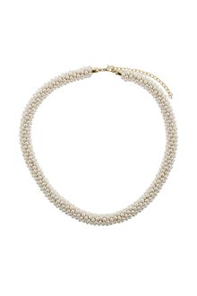 Topshop Pearl Collar - Lyst