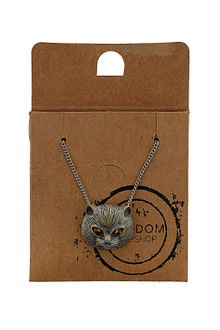 Topshop Cat Necklace - Lyst