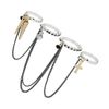 Topshop Spike Cross Link Ring in Silver - Lyst