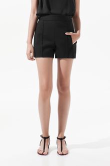 Zara Shorts with Front Rib - Lyst