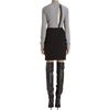 Alexander Wang Contrast Front Skirt in Black - Lyst