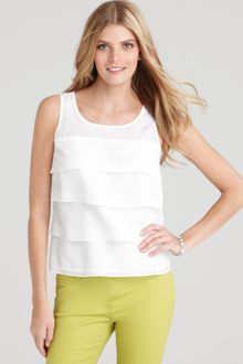 Ann Taylor Tall Cascade Ruffle Top - Lyst