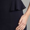 Ax Paris Ax Paris Peplum Cap Sleeve Dress in Black (navy) - Lyst