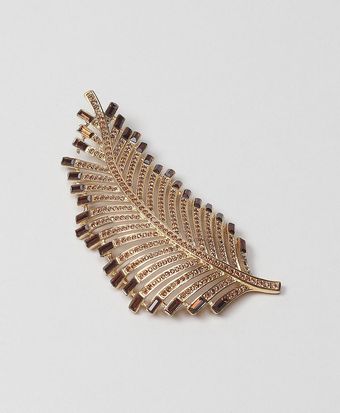 Brooks Brothers Large Leaf Brooch - Lyst