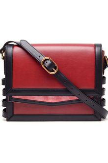 Christian Louboutin Farida Leather And Suede Messenger Bag - Lyst