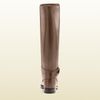 Gucci Stirrup Flat Boot with Spur Detail in Brown (fango) - Lyst