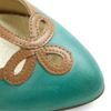 Modcloth All Dressed Up Heel in Matte Jade in Brown (tan) - Lyst