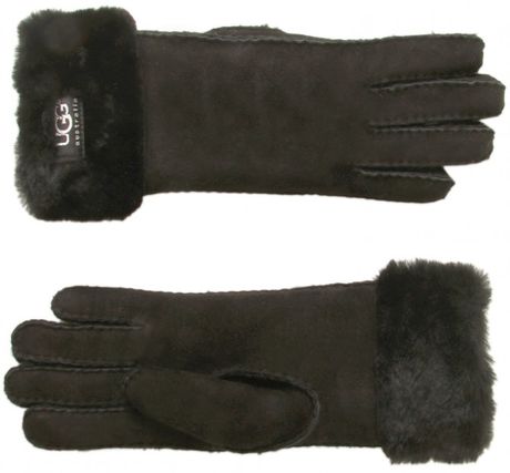 Ugg Turn Cuff Glove in Black - Lyst