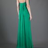 Alexander Mcqueen Bustier Dress in Green (emerald) - Lyst