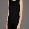 Ann Demeulemeester Sleeveless Tshirt in Black - Lyst