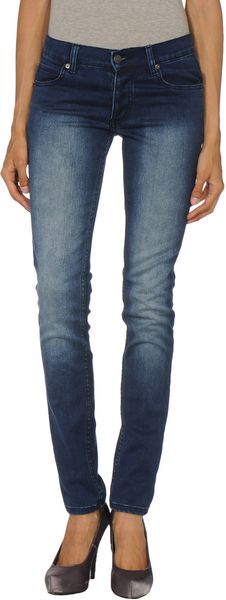 Cheap Monday Denim Trousers in Blue - Lyst