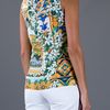 Dolce & Gabbana Sleeveless Blouse in Yellow - Lyst
