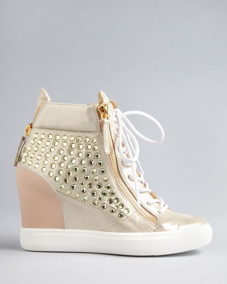 giuseppe zanotti wedge booties