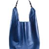 Jil Sander Metallic Market Bag in Blue - Lyst