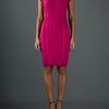Mcq By Alexander Mcqueen Textured Knit Dress in Purple (magenta) - Lyst