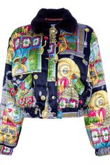 Moschino Vintage Slot Machine Print Jacket