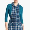Oscar De La Renta Cashmere Silk Bolero in Blue (nile) - Lyst