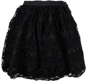RED Valentino Lace Skirt - Lyst