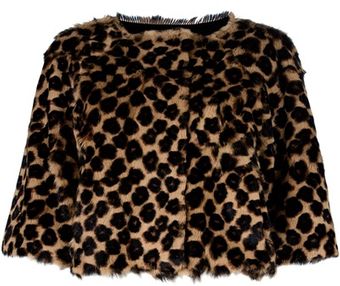 RED Valentino Leopard Print Jacket - Lyst