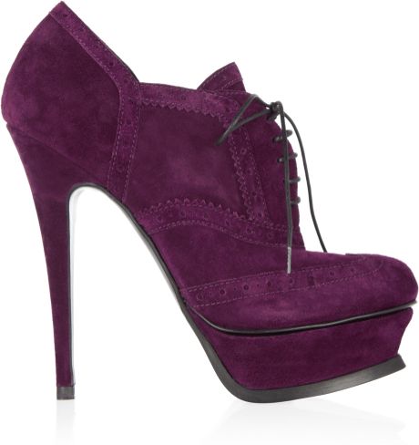 saint laurent brogue boots