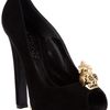 Alexander Mcqueen Skull Pump in Black - Lyst