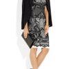 Alexander Mcqueen Wool blend Intarsia Dress in Black - Lyst