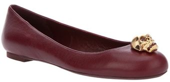 Alexander McQueen Skull Ballet Pump - Lyst