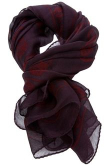 Alexander McQueen Skull Print Scarf - Lyst