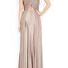 Amanda Wakeley Silksatin and Mesh Gown in Purple (mauve) - Lyst
