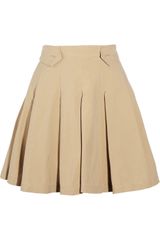 Boy by Band Of Outsiders Pleated Cottonpoplin Skirt