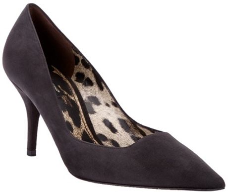 Dolce & Gabbana Court Shoe in Gray (grey) - Lyst