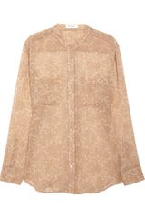 Equipment Bailey Paisleyprint Silkchiffon Shirt