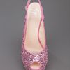 Giuseppe Zanotti Sequin Wedge Heel in Pink - Lyst
