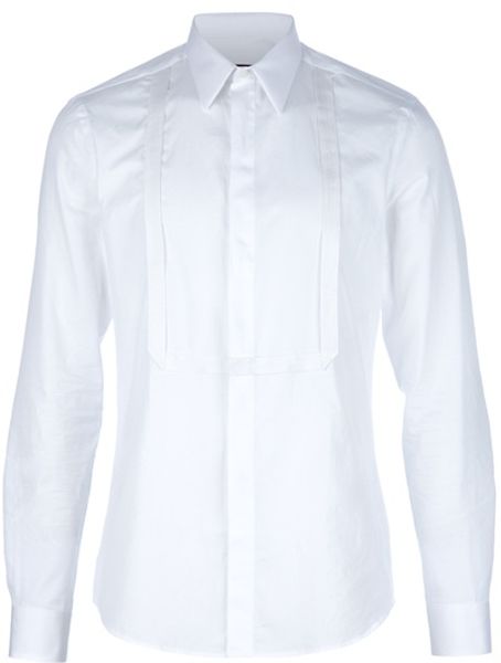 Givenchy Strap Detail Shirt in White for Men - Lyst