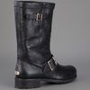 Jimmy Choo Buckled Biker Boot in Black - Lyst