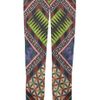 Matthew Williamson Printed Stretch Satin Skinny Pants in Purple (aubergine) - Lyst